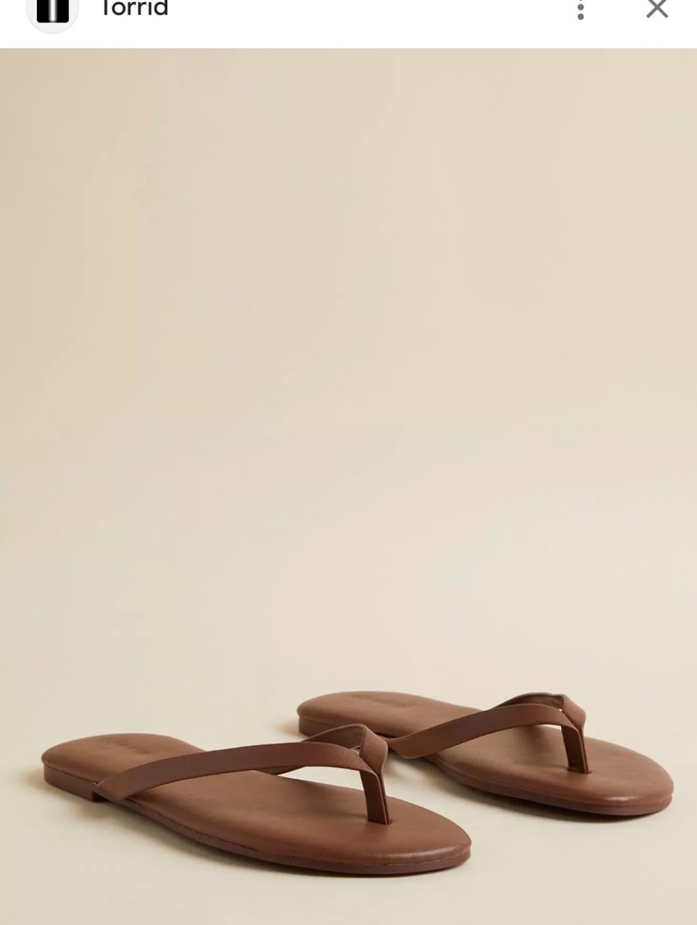 Torrid 13WW Sunnie Flip Flop